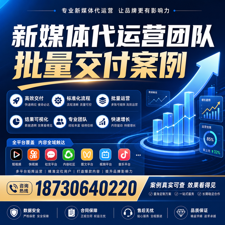 新星代运营公司多客户账号批量高效交付案例